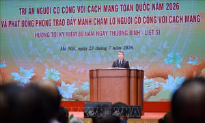 Thủ tướng Lê Minh Hưng: Chăm lo người có công với cách mạng là chủ trương nhất quán, thể hiện tính nhân văn sâu sắc