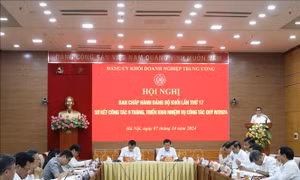 Khối Doanh nghiệp Trung ương phấn đấu hoàn thành ở mức cao nhất kế hoạch sản xuất, kinh doanh 