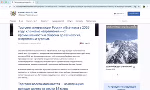 Đột phá cấu trúc - Điểm sáng hợp tác kinh tế Việt - Nga năm 2026