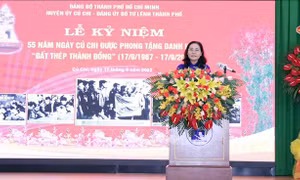 Kỷ niệm 55 năm Ngày huyện Củ Chi nhận danh hiệu 'Đất thép thành đồng'