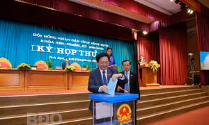 Bí thư Tỉnh ủy Bình Định Hồ Quốc Dũng có phiếu tín nhiệm cao nhất