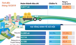 Kết quả thực hiện bộ tiêu chí quốc gia về xã nông thôn mới