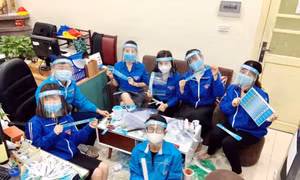 Thiếu nhi Thủ đô chung sức tham gia phòng, chống dịch COVID-19