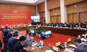Hội nghị toàn quốc triển khai luật, nghị quyết: Bảo đảm Luật Đất đai năm 2024 sớm đi vào cuộc sống