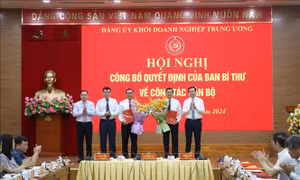 Công bố quyết định của Ban Bí thư về công tác cán bộ Khối Doanh nghiệp Trung ương