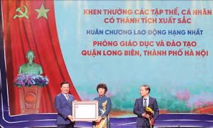 Tuyên dương các điển hình tiên tiến, nhà giáo mẫu mực Thủ đô
