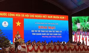 Phát triển phong trào tập luyện thể thao trong cộng đồng các dân tộc thiểu số