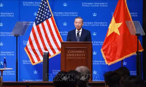 Tổng Bí thư, Chủ tịch nước Tô Lâm thăm và phát biểu chính sách tại Đại học Columbia