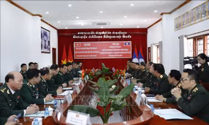 Lực lượng Biên phòng Việt Nam - Lào tăng cường hợp tác bảo đảm an ninh biên giới