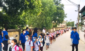 Thanh Hóa: Trên 15.000 học sinh tạm dừng đến trường để phòng, chống dịch 