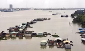 Ngăn chặn tình trạng khai thác cát trái phép trong hành lang an toàn cầu Rạch Miễu