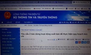 Triển khai quy hoạch báo chí đúng lộ trình, phương án đã được phê duyệt
