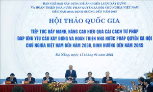 Hội thảo quốc gia về Cải cách tư pháp nhằm xây dựng và hoàn thiện Nhà nước pháp quyền