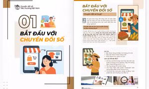 Ra mắt Sổ tay hướng dẫn chuyển đổi số tiểu thương chợ truyền thống