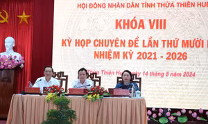 Hội đồng nhân dân tỉnh Thừa Thiên - Huế thông qua nhiều nội dung quan trọng