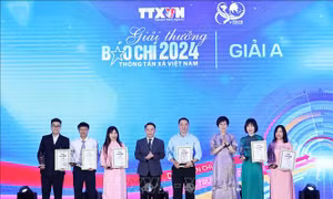 Lễ trao Giải thưởng Báo chí TTXVN năm 2024