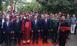 Chủ tịch nước Võ Văn Thưởng dâng hương Giỗ Tổ Hùng Vương năm 2023