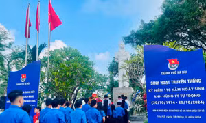 Tuổi trẻ Thủ đô sinh hoạt truyền thống kỷ niệm 110 năm Ngày sinh Anh hùng Lý Tự Trọng
