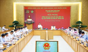 Hội nghị thông qua báo cáo kết quả kiểm tra tại Ban Thường vụ Đảng uỷ Chính phủ