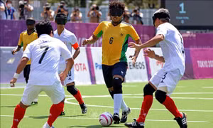 'Vũ điệu samba' của các cầu thủ khiếm thị Brazil