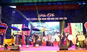 Hội thi diễn xướng dân gian văn hóa các dân tộc - hội tụ, lan tỏa bản sắc văn hóa Việt