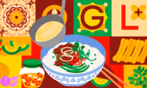 Phở Việt Nam được tôn vinh trên Google Doodle