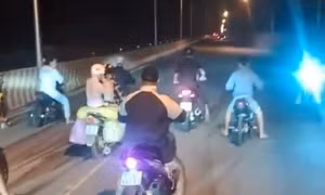 Truy tìm nhóm đối tượng dàn hàng ngang đua xe trên tuyến đường Quốc lộ 13