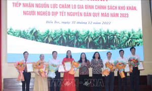 Bến Tre: Tiếp nhận hơn 17 tỷ đồng chăm lo Tết cho gia đình chính sách
