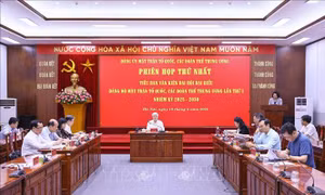 Phiên họp thứ nhất Tiểu ban văn kiện Đại hội đại biểu Đảng bộ MTTQ, các đoàn thể Trung ương
