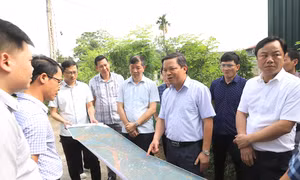 Kiểm tra thực tế tiến độ dự án đường sắt Lào Cai - Hà Nội - Hải Phòng