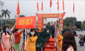 Quân khu 3 giao, nhận quân nhanh gọn, an toàn phòng dịch