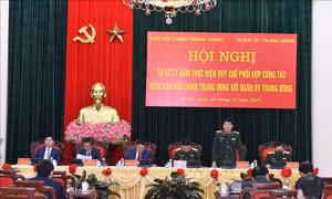 Tăng cường phối hợp giữa Ban Nội chính Trung ương và Quân ủy Trung ương