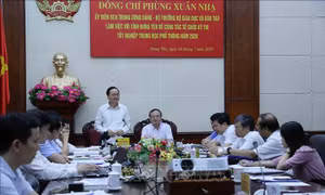 Bộ trưởng Phùng Xuân Nhạ: Nghiêm túc trong mọi khâu của Kỳ thi tốt nghiệp THPT