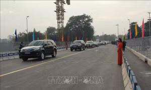 Lạng Sơn thông xe kỹ thuật công trình cầu Kỳ Cùng