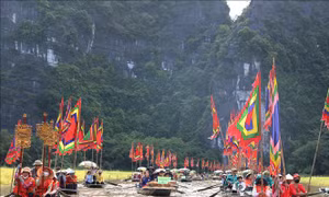 Lễ hội Sắc vàng Tam Cốc mang đậm bản sắc văn hóa nông nghiệp
