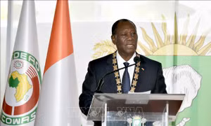 Côte d'Ivoire: Tổng thống A. Ouattara tuyên thệ nhậm chức nhiệm kỳ thứ 3 liên tiếp