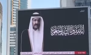 Điện chia buồn cựu Quốc vương Qatar từ trần