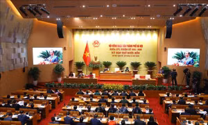 HĐND thành phố Hà Nội công bố kết quả lấy phiếu tín nhiệm
