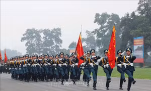 Tổng duyệt diễu binh, diễu hành trong Lễ kỷ niệm Chiến thắng Điện Biên Phủ