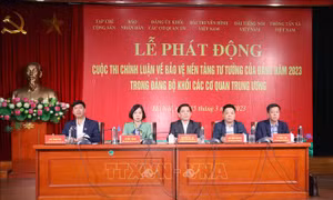 Lan tỏa sâu rộng Cuộc thi chính luận về bảo vệ nền tảng tư tưởng của Đảng 
