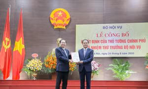 Công bố quyết định bổ nhiệm Thứ trưởng Bộ Nội vụ đối với ông Vũ Chiến Thắng
