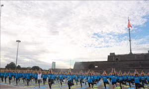 Trên 1.000 người tham dự Ngày quốc tế Yoga tại Huế