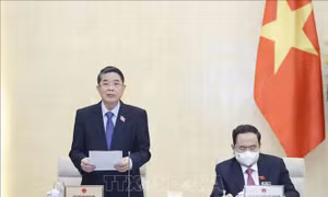 Xem xét, quyết định việc bổ sung dự toán NSNN vốn viện trợ không hoàn lại của nước ngoài