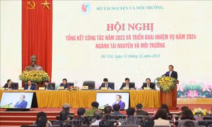 Thủ tướng chủ trì hội nghị triển khai nhiệm vụ năm 2024 ngành Tài nguyên và Môi trường