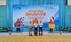 TP Hồ Chí Minh đạt Nhất toàn đoàn tại Giải vô địch Quốc gia Karate khu vực miền Nam