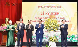 Lễ kỷ niệm 70 năm Ngày truyền thống ngành Quản lý nhà nước về tôn giáo