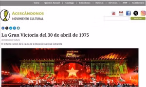  Báo chí Argentina tiếp tục đưa tin về Đại lễ 30/4 của Việt Nam