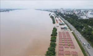 Lào cảnh báo khẩn nguy cơ lũ lụt ở thủ đô Viêng Chăn
