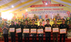 99% người có công ở Quảng Trị có mức sống từ trung bình trở lên 