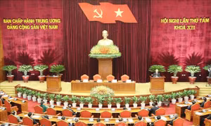 Họp báo về kết quả Hội nghị Trung ương 8 khóa XII